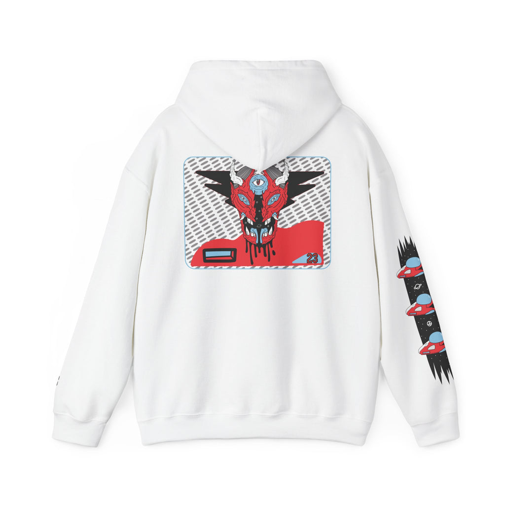 Retro-Revisions Fire Red Hoodie