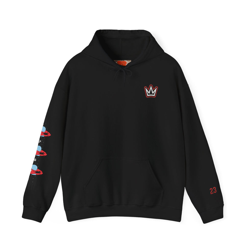 Retro-Revisions Fire Red Hoodie