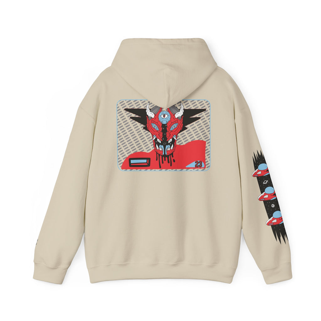 Retro-Revisions Fire Red Hoodie