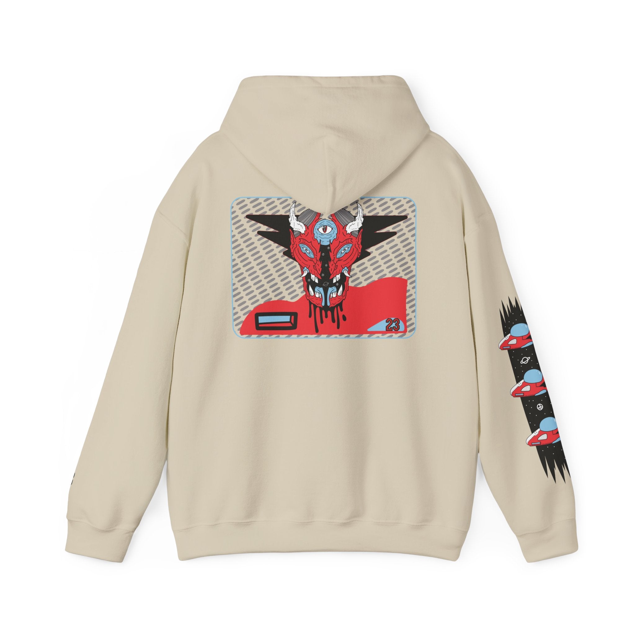 Retro-Revisions Fire Red Hoodie