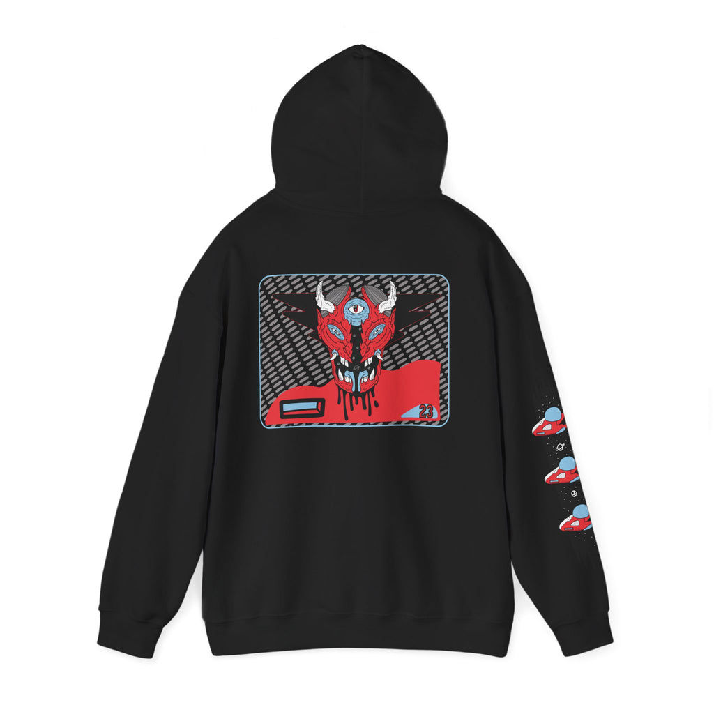 Retro-Revisions Fire Red Hoodie