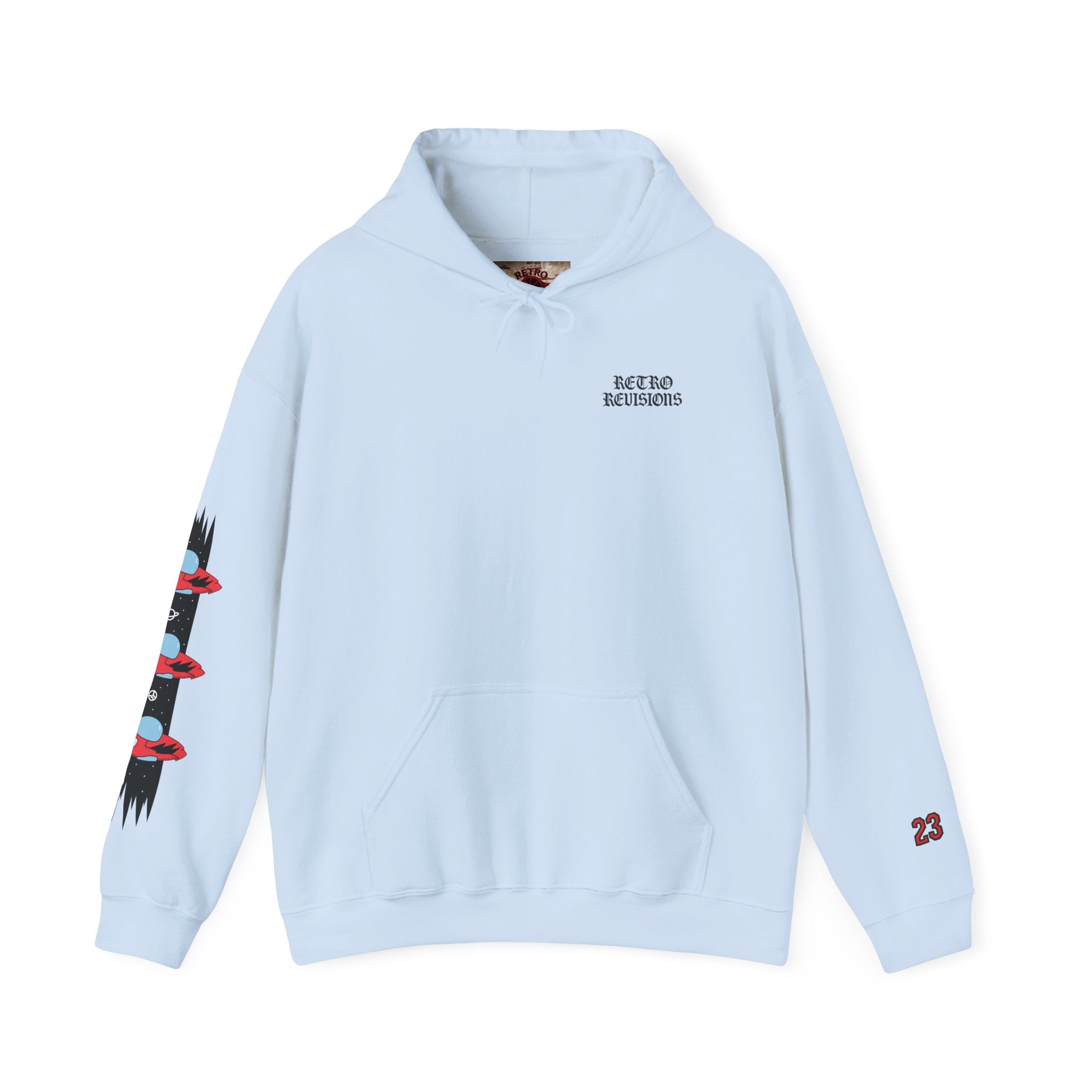 Retro-Revisions Fire Red Hoodie