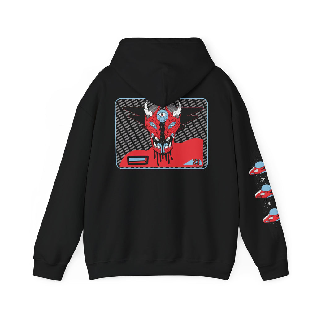 Retro-Revisions Fire Red Hoodie