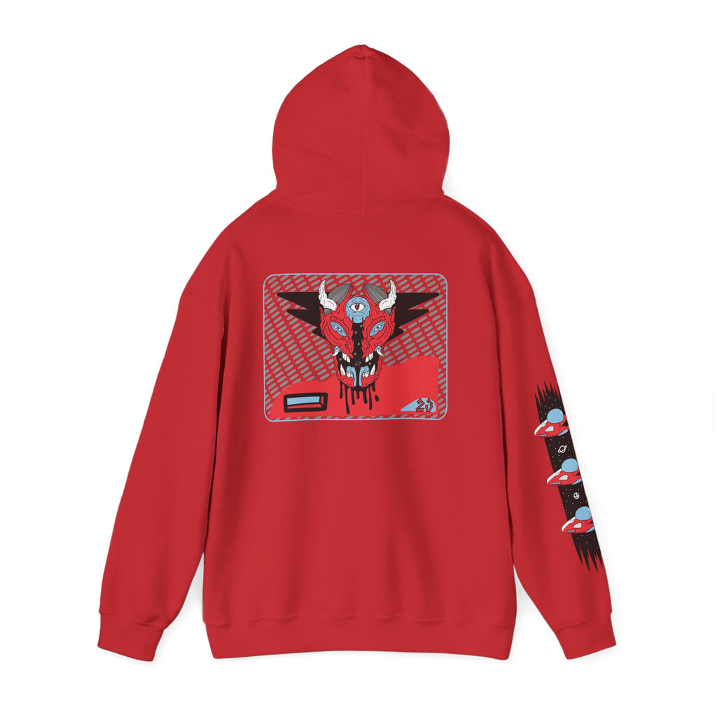 Filthy x Retro-Revisions Fire Red Hoodie