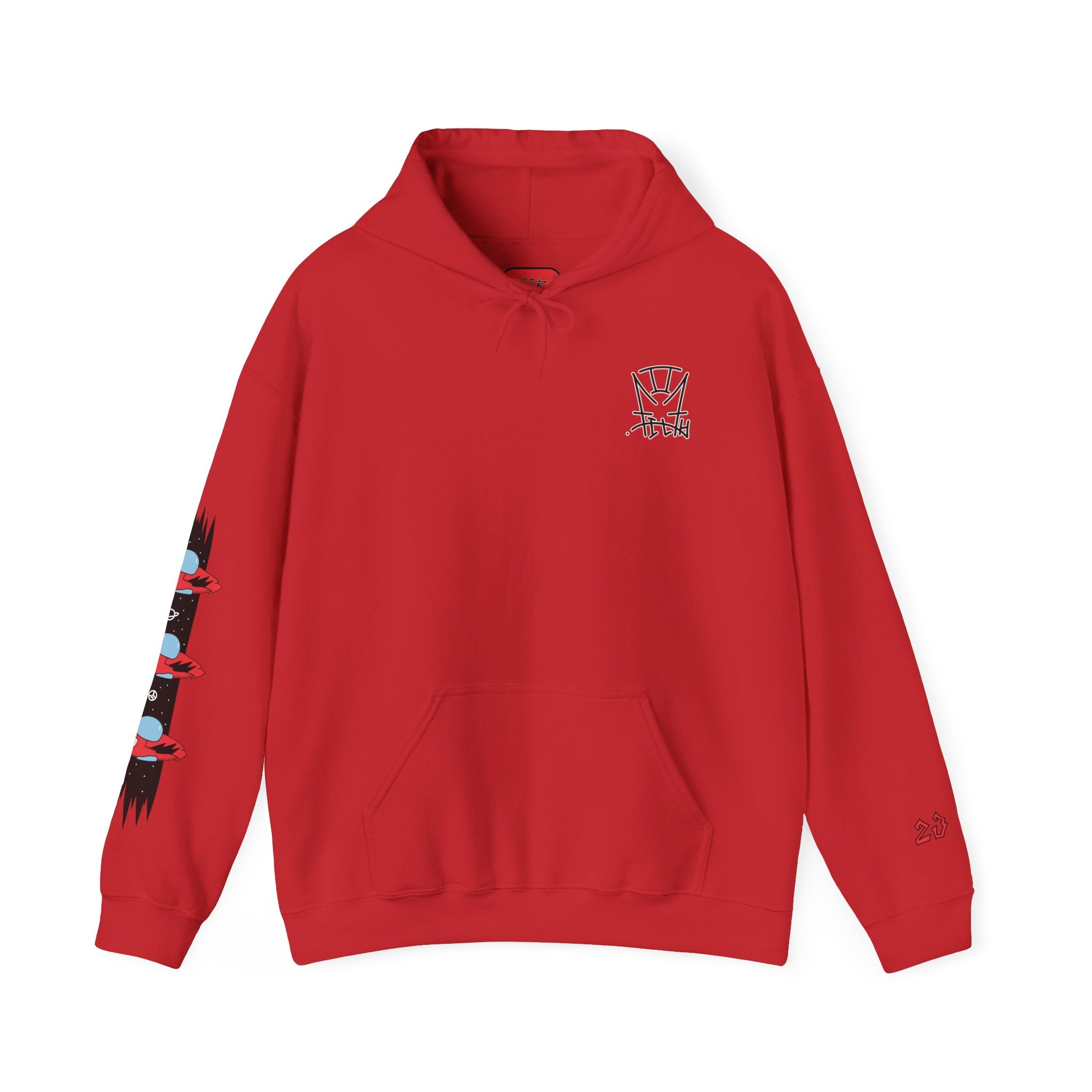 Filthy x Retro-Revisions Fire Red Hoodie