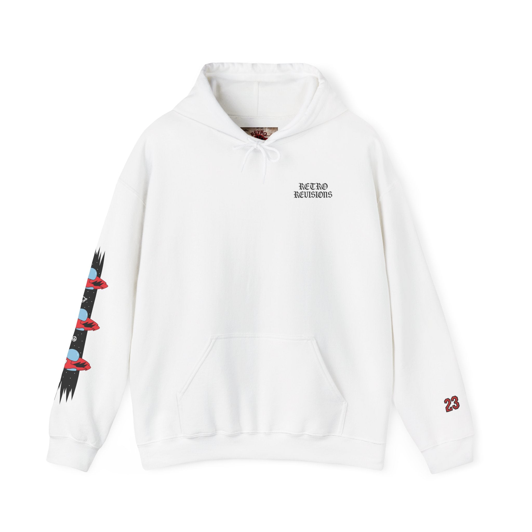 Retro-Revisions Fire Red Hoodie