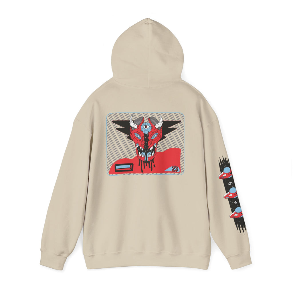 Retro-Revisions Fire Red Hoodie