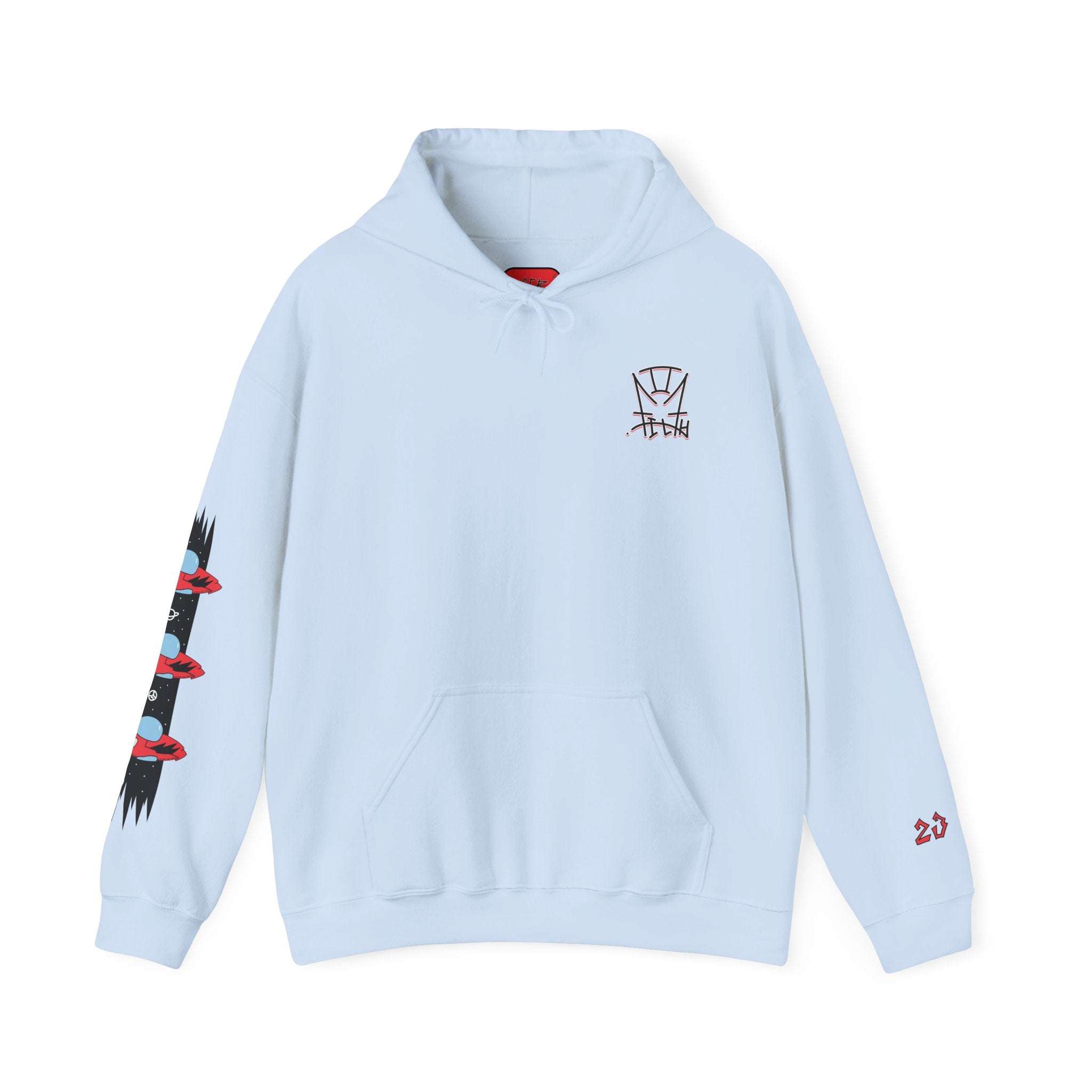 Filthy x Retro-Revisions Fire Red Hoodie