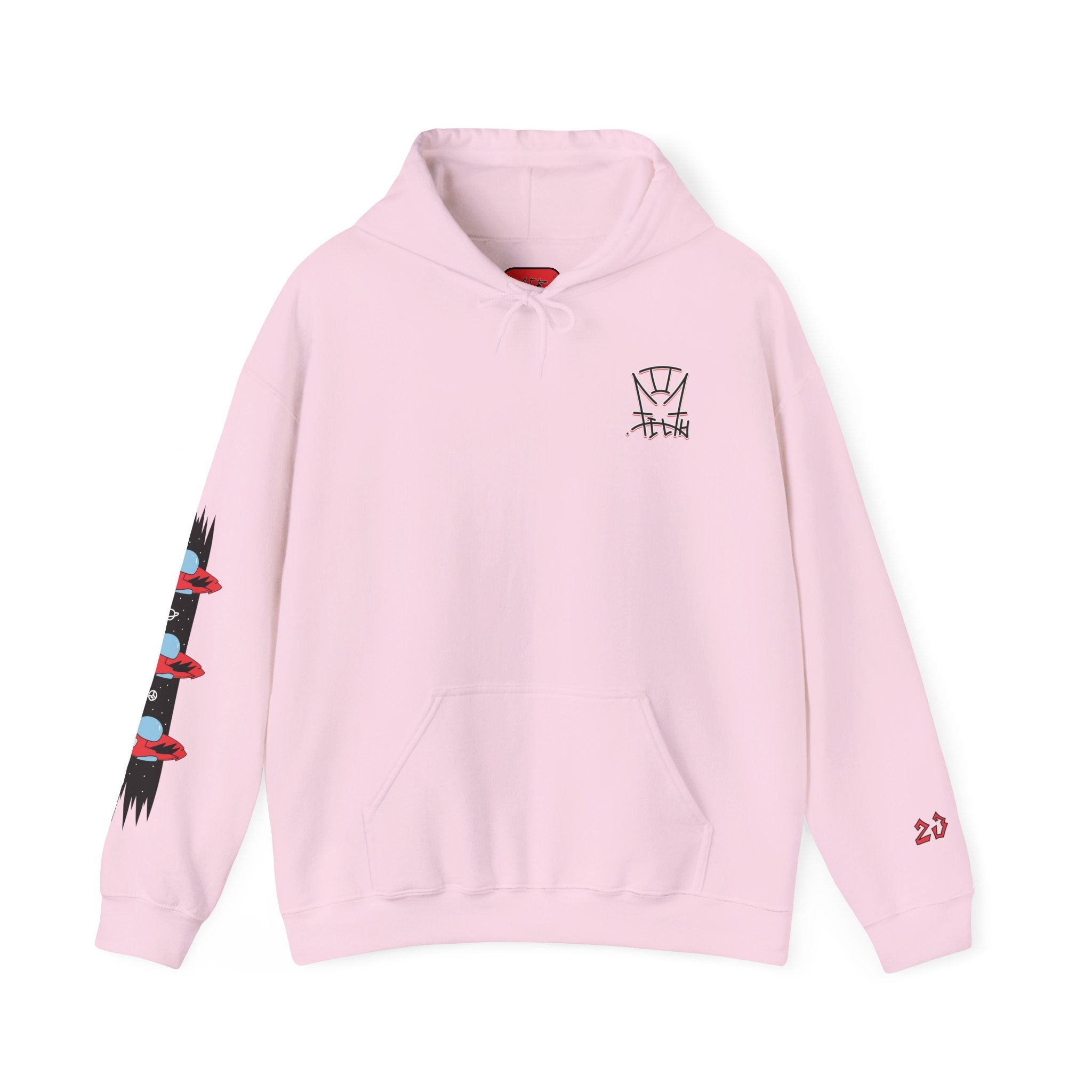 Filthy x Retro-Revisions Fire Red Hoodie