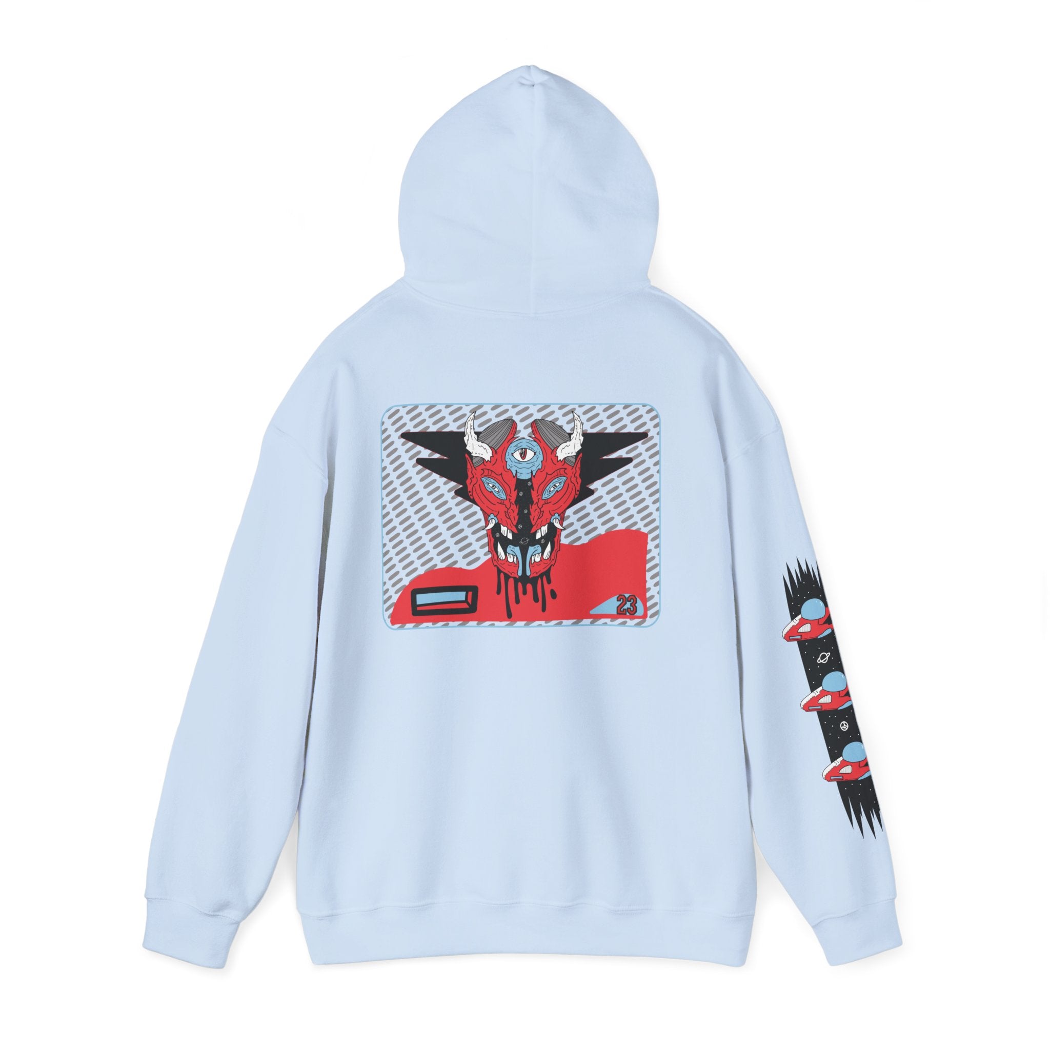Retro-Revisions Fire Red Hoodie