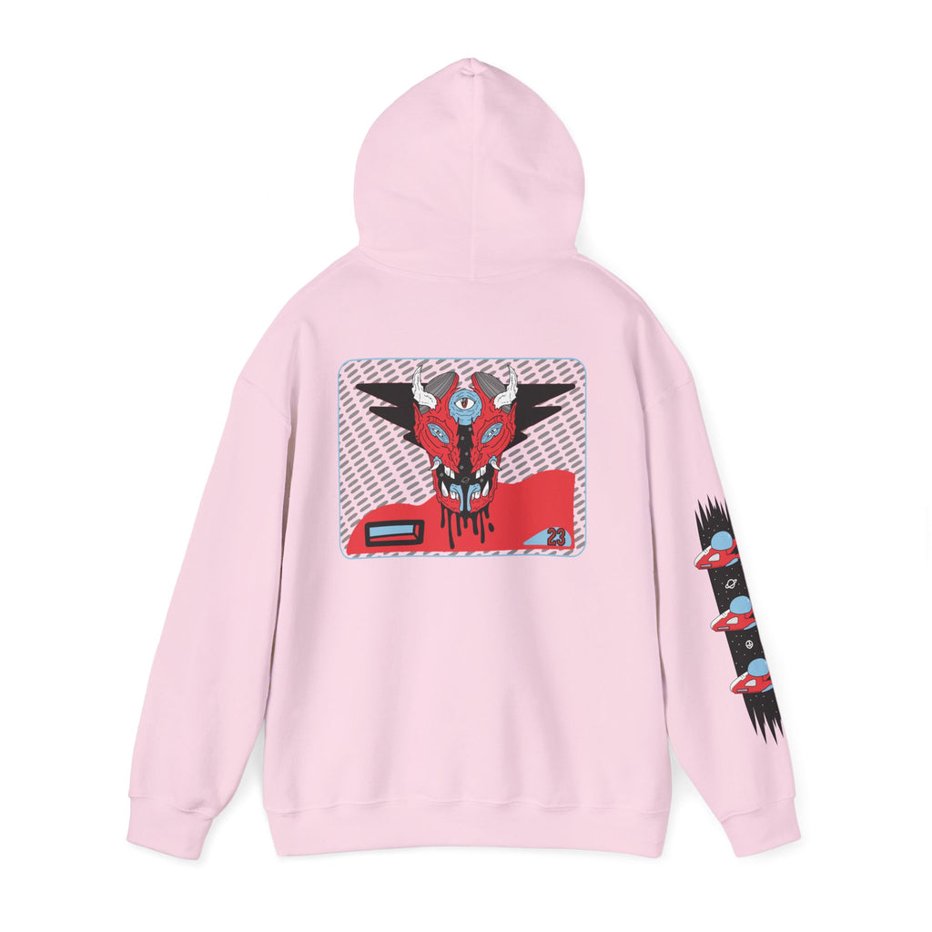 Retro-Revisions Fire Red Hoodie