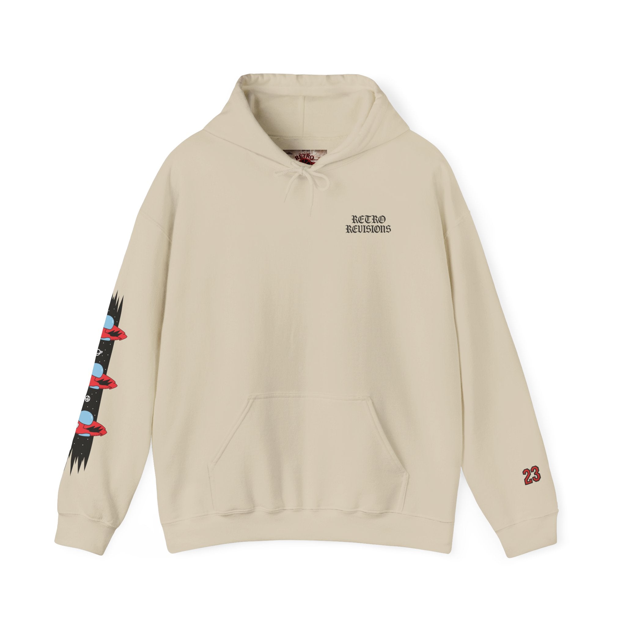 Retro-Revisions Fire Red Hoodie