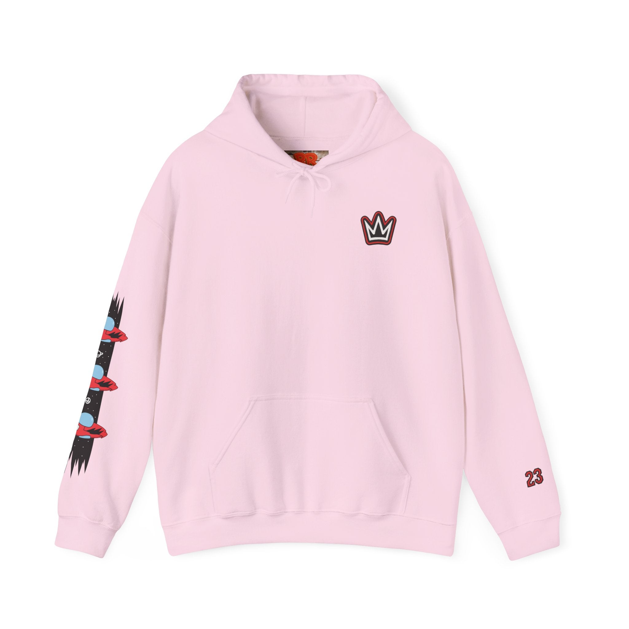 Retro-Revisions Fire Red Hoodie