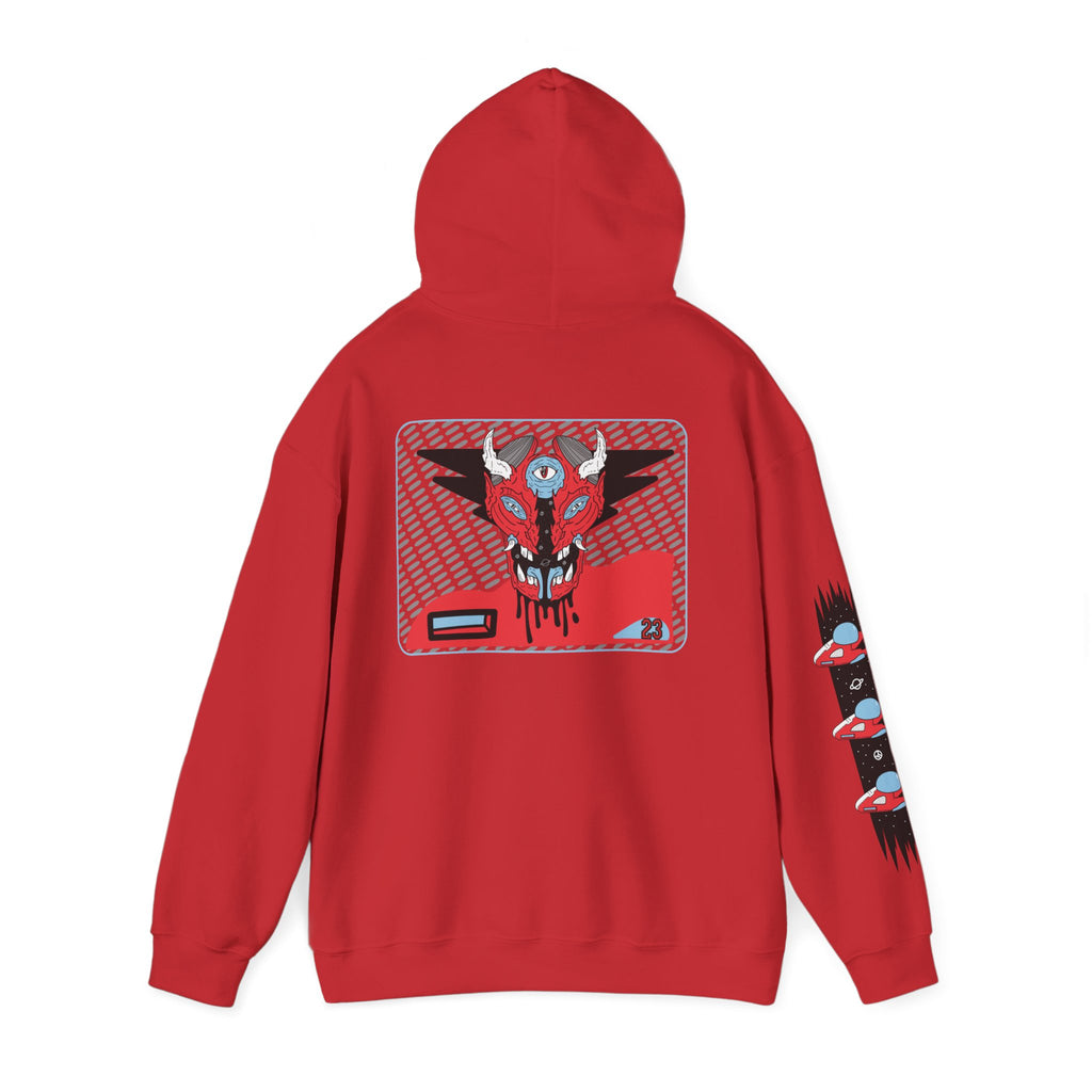 Retro-Revisions Fire Red Hoodie