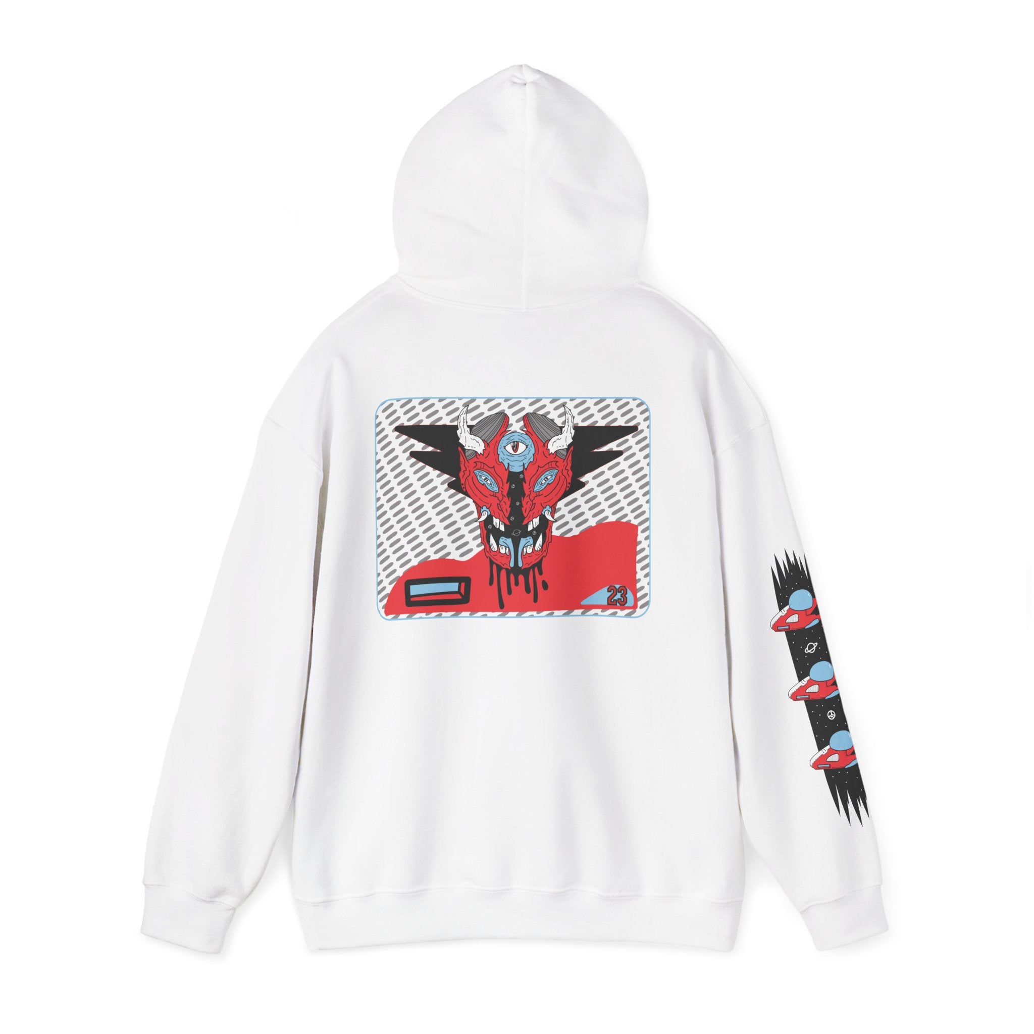 Retro-Revisions Fire Red Hoodie